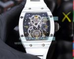 Swiss Replica Richard Mille RM17-01 Automatic Skeleton Watch White 